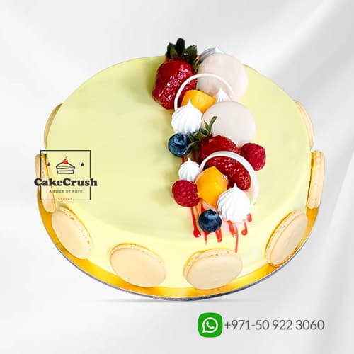 Mango Strawberry Cake