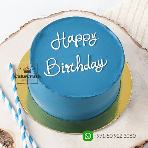 Blue Pastel Cake in dubai
