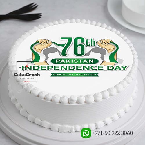 PAKISTAN Independence Day Cake in dubai