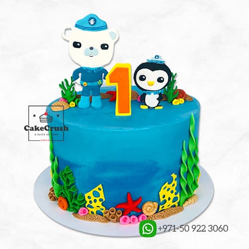 Octonauts Sea Theme Cake