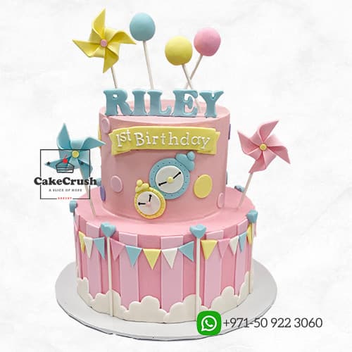 BABY GIRL BIRTHDAY CAKE
