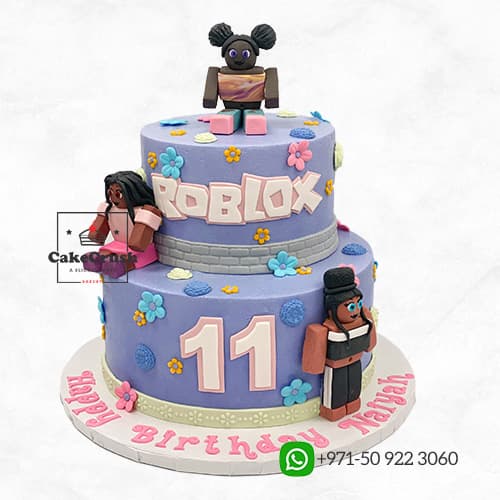 Roblox Theme Cake in dubai