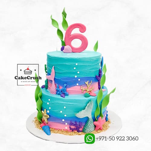 Ocean Dream Mermaid Cake