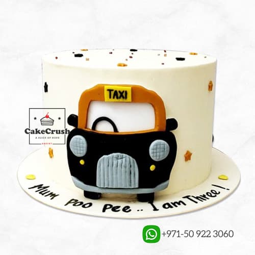 Taxi Theme Cake