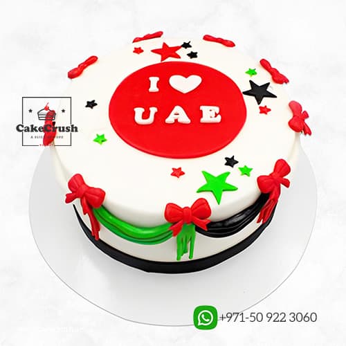 UAE NATIONAL DAY CAKE in dubai