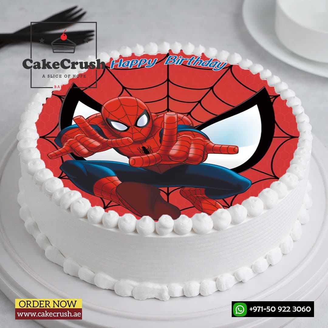 Spiderman Photo Cake in dubai