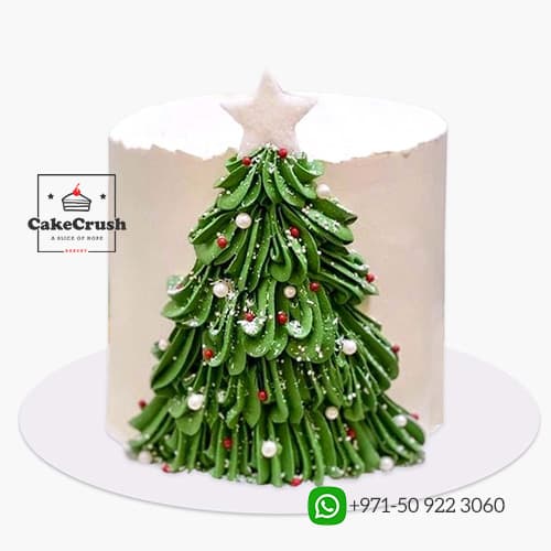 Christmas Tree Cake 1