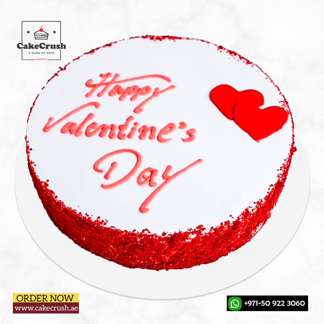 Red Valentine Cake in dubai
