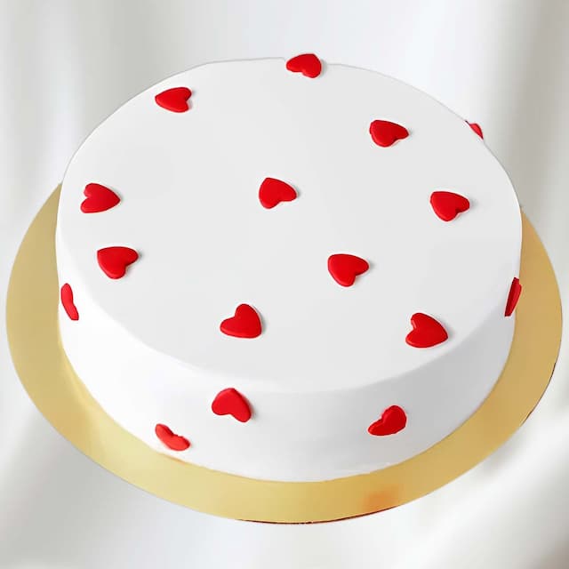 Mini Red Heart Cake