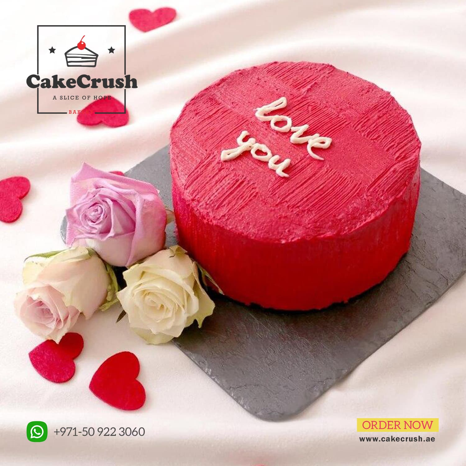 Red Valantine Cake in dubai
