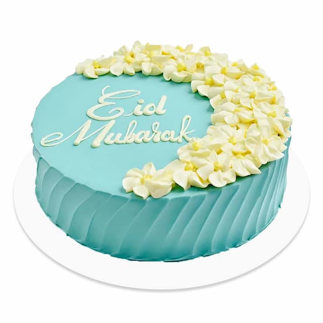 Eid Mubarak Cream Cake