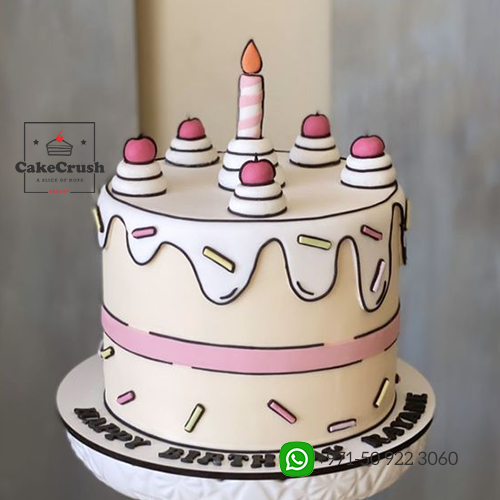 COMIC THEME CAKE in dubai