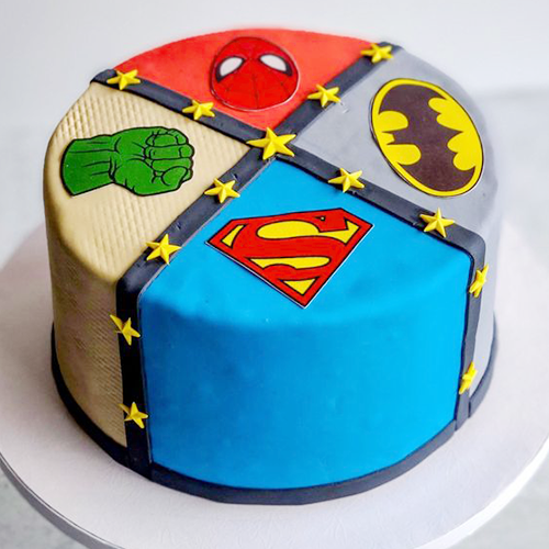 Super Heroes Avengers Cake
