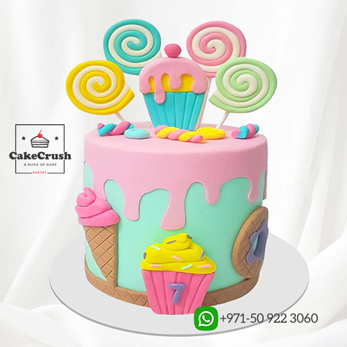 CANDY THEME CAKE