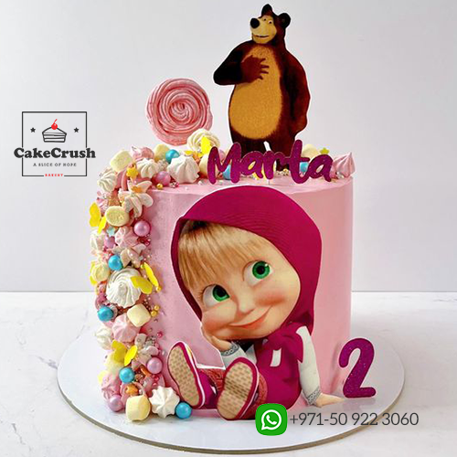 Masha and Bear Photo Cake