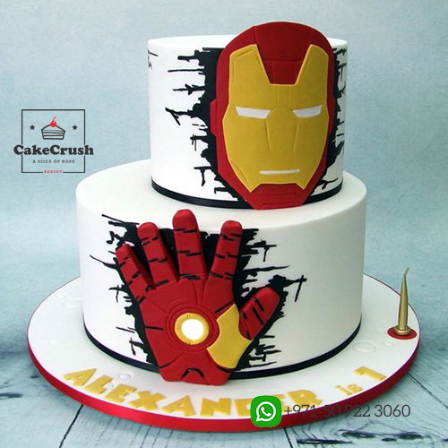 IRON MAN CELEBRATION CAKE