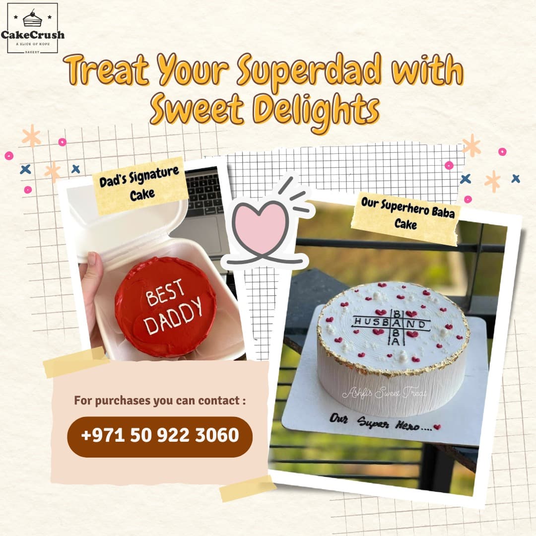 From Gratitude to Greatness: Father's Day Cakes That Honor Every Super Dad – CakeCrush Dubai