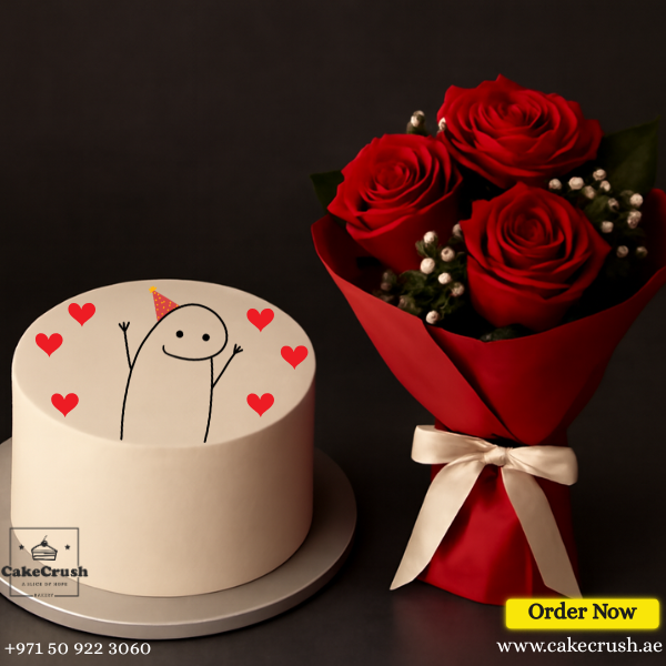 Bento bond & Pink Carnation Flower Combo in dubai