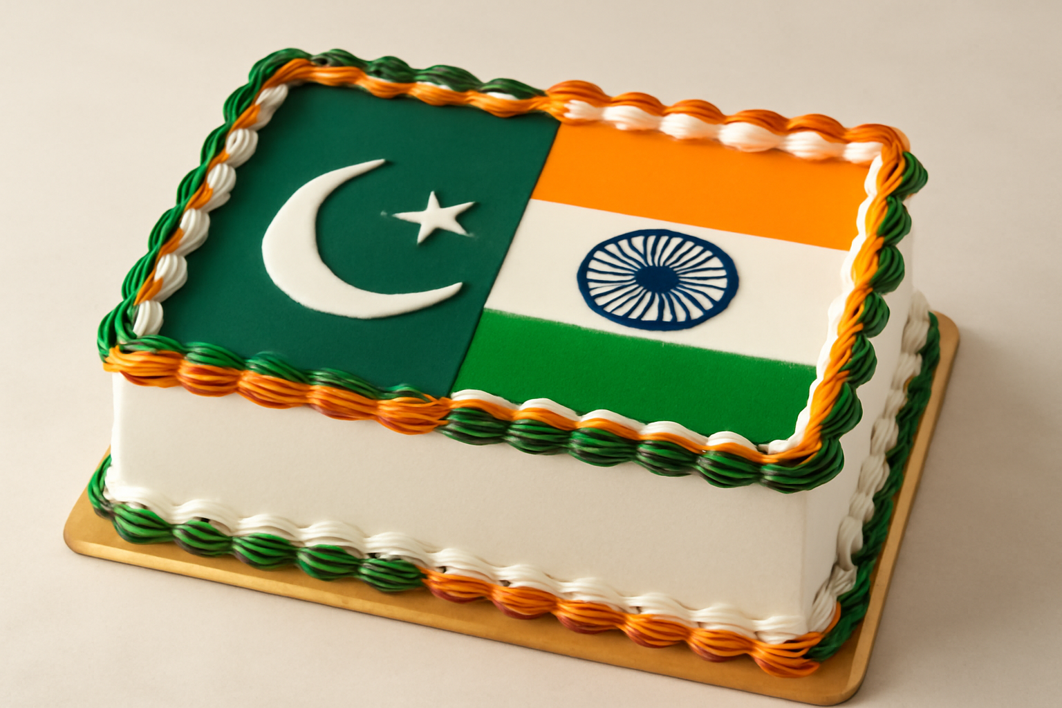 India & Pakistan’s Heritage Cake in dubai