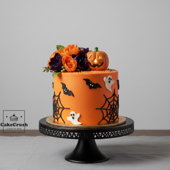 Hallow's Web Pumpkin Torte