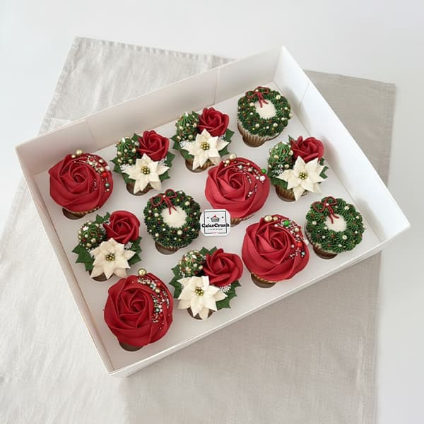 The Ruby Rose Christmas CupCakes
