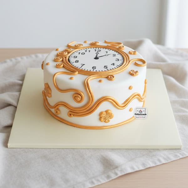 The Golden Luxe Countdown Cake