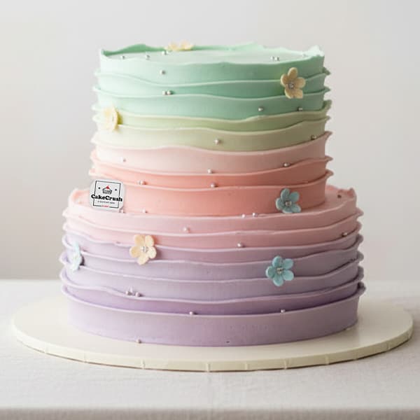 The Rainbow Mist Tier Cake