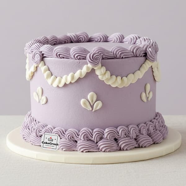 The Royal Purple Buttercream Cake