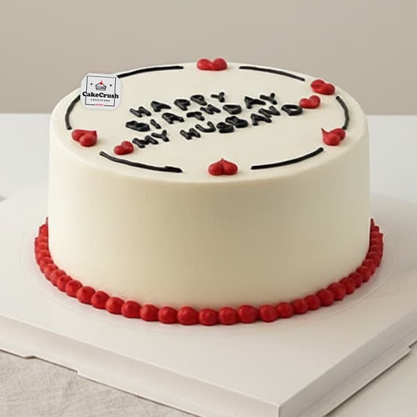 The Crimson Accent Romance Cake