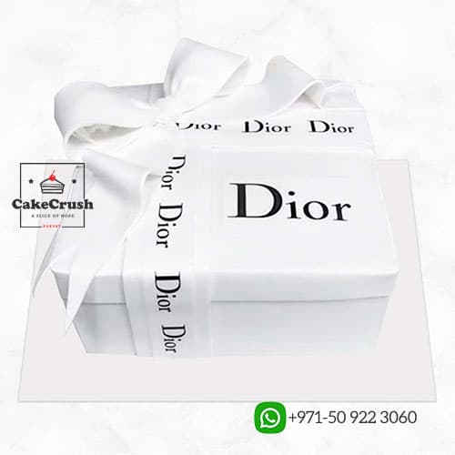Christian Dior themed fashion cake
