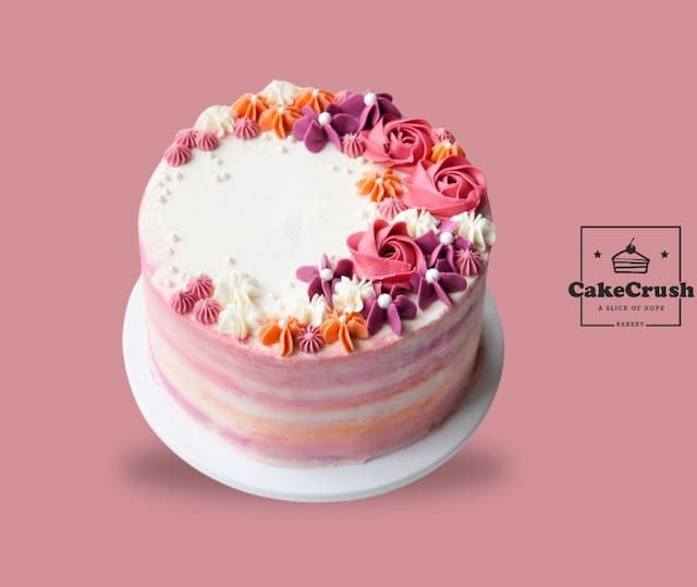 Buttercream Bouquet Cake