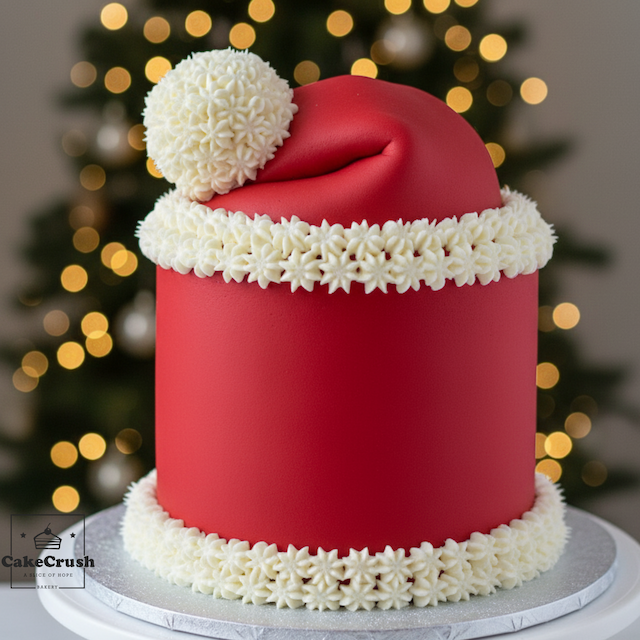 Santa's Velvet Christmas Crown