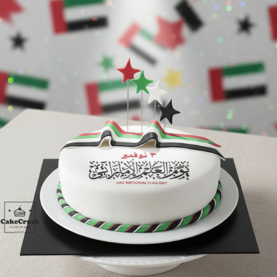 Stop Traffic! Your UAE National Day Cake Is Ready to Flex. in dubai