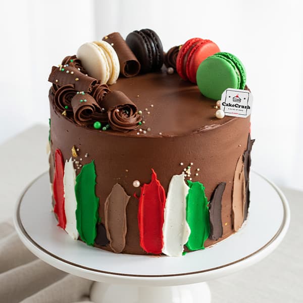 The Chocolate Macaron emirati Cake